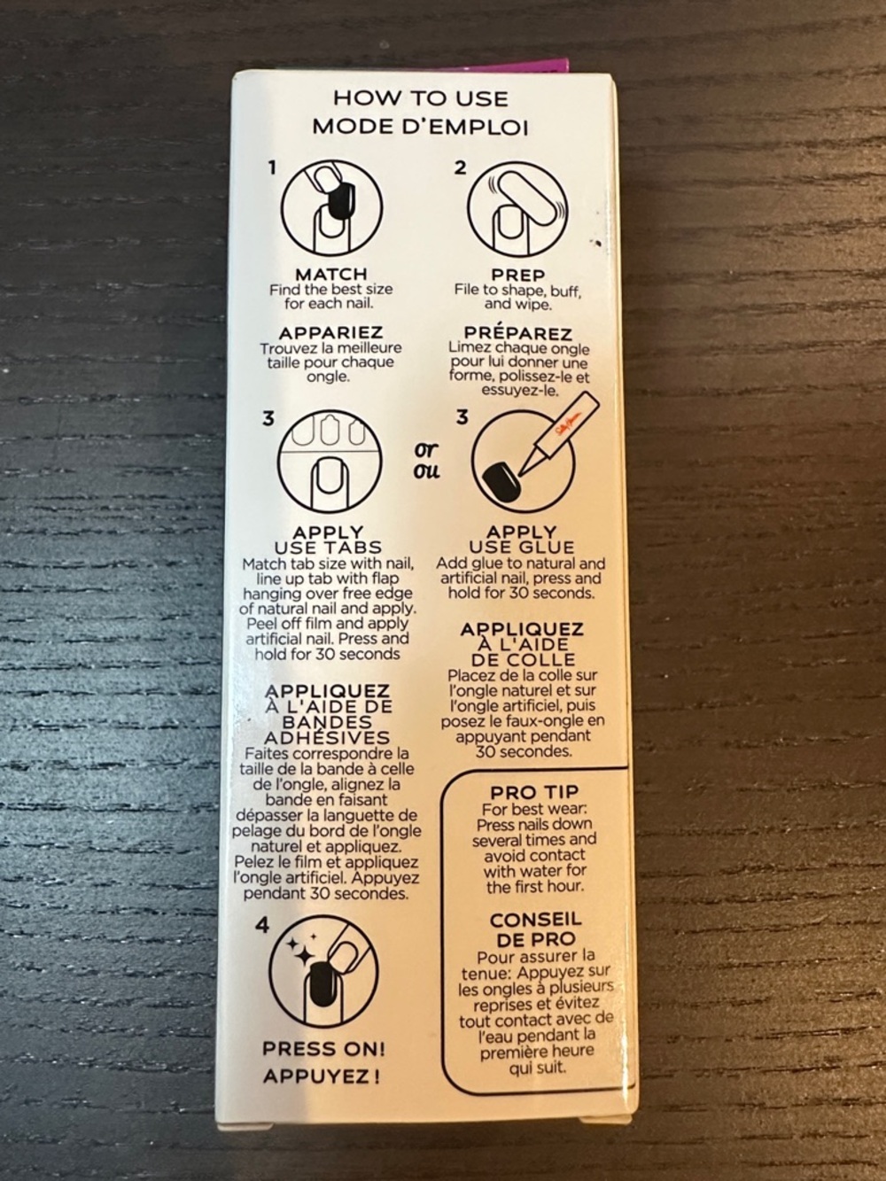 Sally Hansen Perfect Press-On Nails Hues & Clues Medium* 30ct Glue & Tabs New - Picture 2 of 7